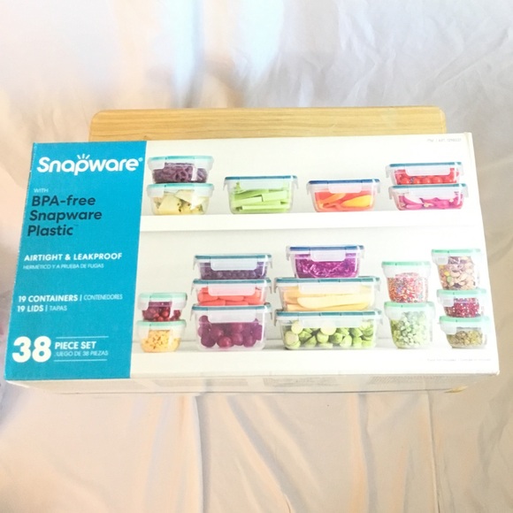 Snap Ware 38 Piece Plastic Food Storage Container Set NWT - Picture 1 of 8
